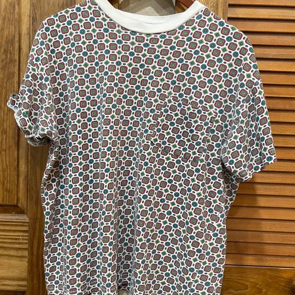 90s all over print cotton tee